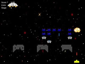 Space Invaders - Blitz3D code running in Wicked Bliss / Wicked Engine