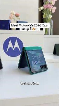 Motorola just dropped its new 2026 Razr lineup – meet the Razr, Razr+, and the Razr Ultra 📱👀