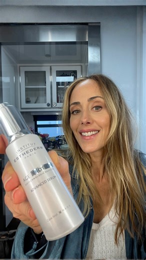 Kim Raver on Instagram: "J’ai un petit secret 😉 My new obsession is my skin care routine from @esthedermusa! Feel confident at any age with Age Proteom Serum ✨ #Ad #Partnership @esthedermcanada"
