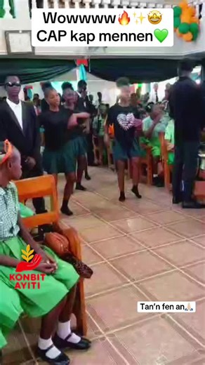 Yon dans ak elèv NS3 yo nan eleksyon kolèj Advantis pòdepè a 🤩✨🔥 CAP 💚 #fyp #haitiantiktok🇭🇹 #viral #portdepaix #dance @PORT-DE-PAIX NICE HAÏTI 👌👌