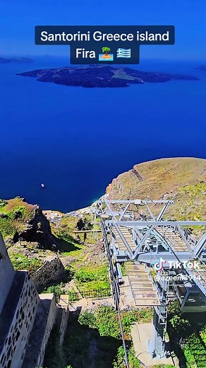 Santorini Greece island Fira 🏝 🇬🇷 Santorini Greece island TikTok virel my video unfreeze my account please unfreeze my account Tiktok #beachadventure #travelgreece #santorini #foryou #creatorsearchinsights