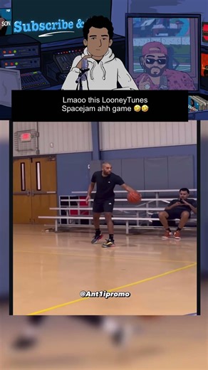 LMAO they playing Basketball like it’s Space Jam #basketballmemes #hiphop #hiphopnews