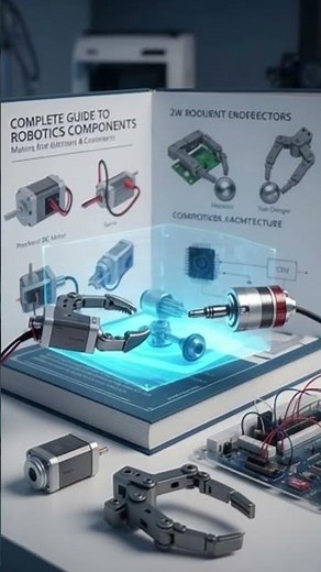 "Complete Guide to Robotics Components: Motors, End-Effectors, and Controllers"