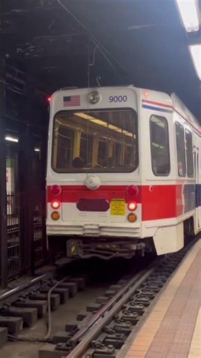 SEPTA 1980 Kawasaki LRV #9000 at 33rd Street Station.