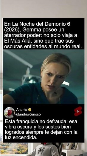 En La Noche del Demonio 6 (2026), Gemma posee un aterrador poder: no solo viaja a El Más Allá