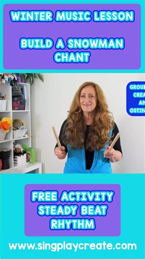 FREE Winter Music and Movement Activity Build a Snowman with classroom instruments. Add instruments to your lesson to: Get students moving to LEARN Reinforce Beat and develop music skills! DEVELOP Motor Skills Increase Engagement Easy to learn and do activity with the FREE MATERIALS. 🎶 Gain access to 200 free music and movement activities when you join the Sing Play Create Free Resource Library: 👉 https://buff.ly/qLYqcQw