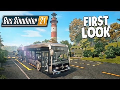 They Put Me in the Game! EARLY LOOK - Realistic Bus Driving Simulator | BUS SIMULATOR 21 Gameplay