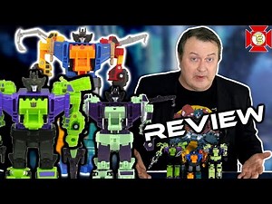 TRANSFORMERS Sixbuilder Reissue & Destron & MM Devastator Review