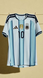 76K views · 9.5K reactions | Champions reborn. Argentina’s iconic stripes, redefined for the world stage.  Introducing the 2026 World Cup Argentina Home Jersey  | Soccer.com | Facebook