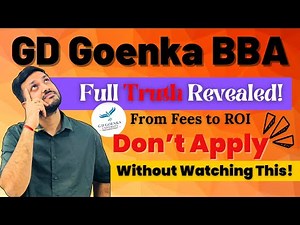 GD Goenka University BBA Review Gurugram 2025 | Fees, Admission, Placements & Campus Life