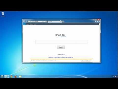 How to uninstall (remove) Snap.Do Toolbar (search, homepage)