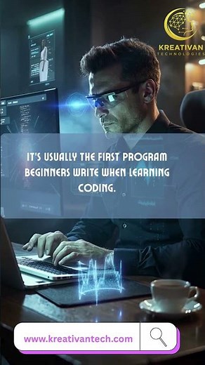 Why Every Programmer Writes “Hello World” First 🤯 #kreativantechnologies #motivation