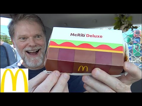 McDonald's NEW McRib Deluxe Review