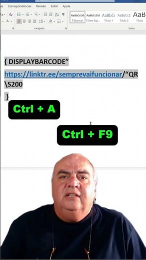 How to create a QR code in Word!