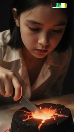 Molten Lava Cake Cutting in Slow Motion 😱🔥