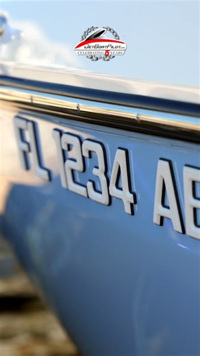 These raised Registration Numbers are available in tons of colors at 3DNumbers.net | JetBoatPilot.com