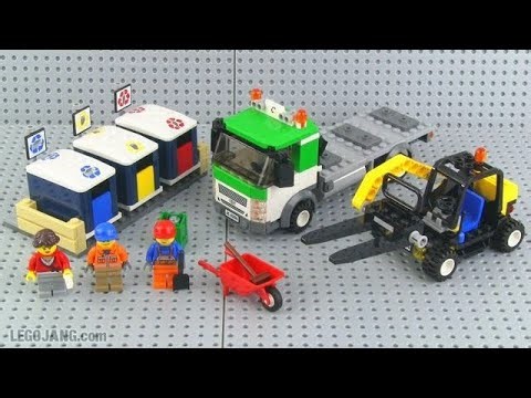 🔄 LEGO City 2012 Recycling Truck review! 4206 re upload