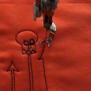 How to Free-motion Quilt Skulls
