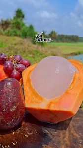 819K views · 5.1K reactions | making fruit soup from iced coconut ASMR | Dede Gedooy | Facebook