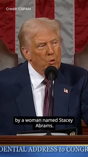 113K views · 2.5K reactions | Stacey Abrams was senior counsel for a group that was part of a coalition awarded a $2 billion Environmental Protection Agency grant. Abrams did not lead the coalition, nor did she directly receive any of the grant money, as President Donald Trump claimed during his March 4 speech to Congress. #trump #factcheck #staceyabrams | PolitiFact | Facebook