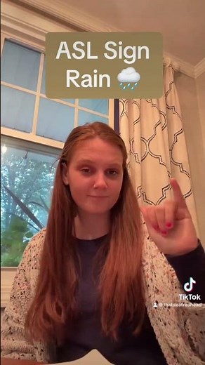 Learn How To Sign Rain in ASL for Beginners | American Sign Language #shorts