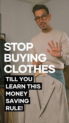 Stop Buying Clothes Until You Learn This Rule