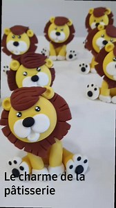 Formation cake design 1 mois 🦁 Chaque participant prépare son Fegurine . | Le charme de la Pâtisserie