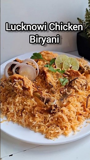 Lucknowi Chicken Biryani Recipe. #recipe #biryani #chickenbiryani #chickenrecipe #biryanirecipe