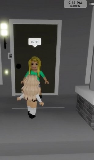 POV: a little Girl Scout comes to your door to sell cookies /w my friend