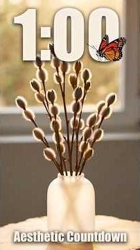 1 MINUTE EASTER TIMER ✨ Aesthetic Minimalist Countdown | Spring Awakening