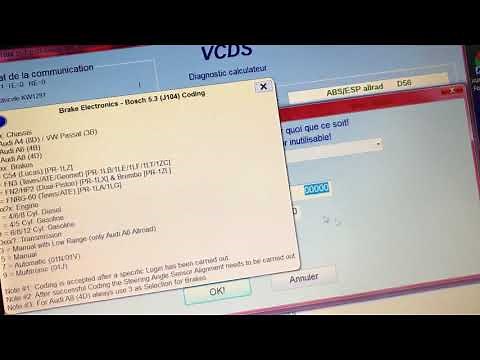 audi A6 codage ABS