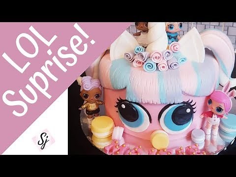 LOL Surprise Cake!! With LOL Dolls!!
