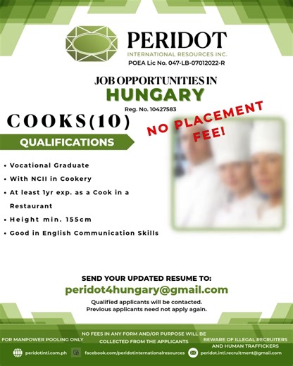 73K views · 426 reactions | 푱푶푩 푶푷푷푶푹푻푼푵푰푻풀 IN HUNGARY! ✔️ COOK...