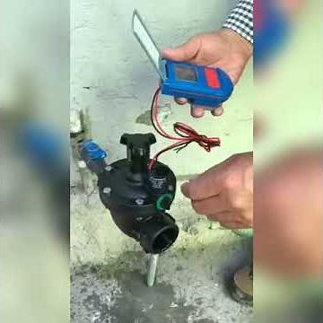 ELECTROVÁLVULA CON CONTROLADOR A BATERÍA 9VDC