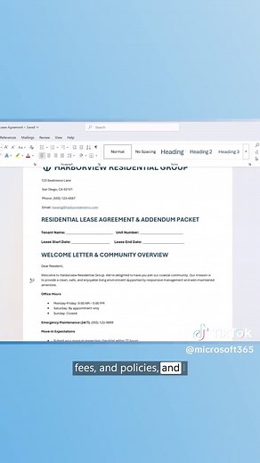 Summarizing Documents in Word with Copilot