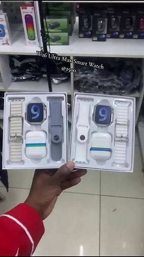 W26 Ultra Max Smart Watch. It displays 1.44 inch. #smartwatch #earpods #foryoupage #fitnesswatch #viral