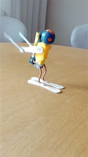 Robot Yapımı-Çok basit malzemeler ile Kayak yapan robot yapımı- #robotmaking
