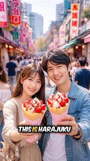 Harajuku Crepes — Tokyo's Street Dessert #food #recipe #cooking #easyrecipe #dessert #crepe