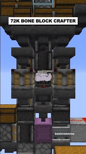 72K Bone Block Crafter for Donut SMP #shorts