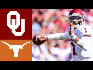 #6 Oklahoma vs #11 Texas Highlights | NCAAF Week 7 | College Football Highlights
