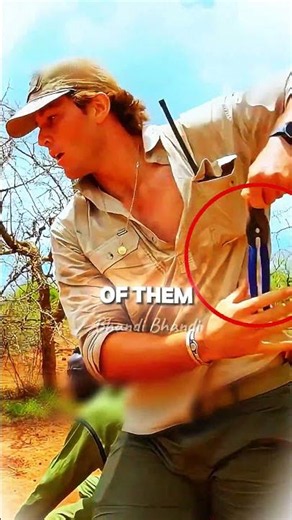 Saving A Wild Giraffe From Wire Traps! #animalrescue #wildlife #shorts #usa