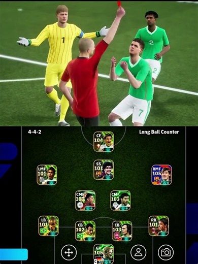 4-4-2 Long Ball Counter Is BROKEN! 😱 | eFootball 2026🔥#efootball #shorts