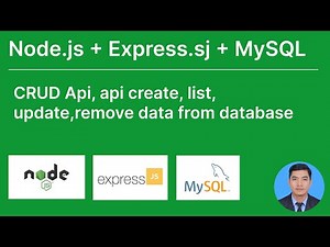 rest api crud node.js express.js and mysql