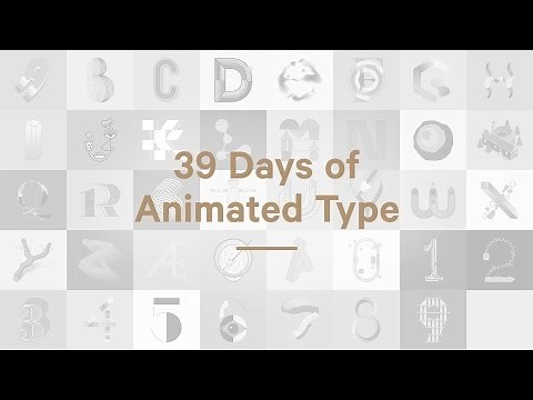 39 Days of Animated Type
