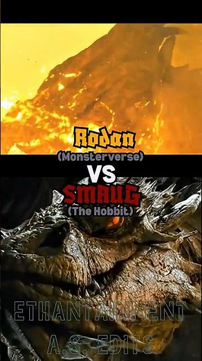 Rodan Vs SMAUG (The Hobbit) #godzilla #monsterverse