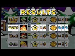 Let's Play Mario Party 3 part 1 Chilly Waters Kälte, Riesige Schneebälle und brüchiges Eis