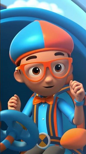 Let’s Go! Blippi Station is ON! 🧡🚙 Learn with #Blippi #BlippiWonders #Shorts