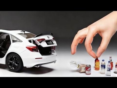 Unboxing Realistic Honda Civic 1:18 Scale Diecast Model Car (unbelievable) 🥰