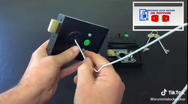 Unlocking a Garden Shed Lock with a Coat Hanger