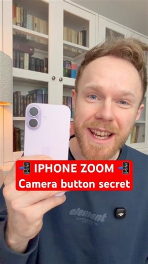 Fixing your iPhone Camera Control button to zoom freely 📲 iOS trick is too easy to miss 📸 #apple